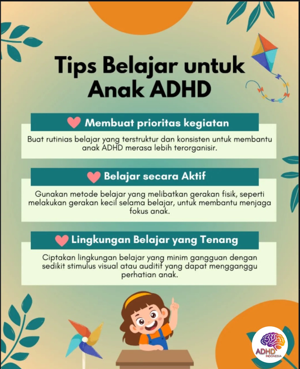 Strategi Belajar yang Cocok untuk Anak ADHD di Provinsi Jawa Timur